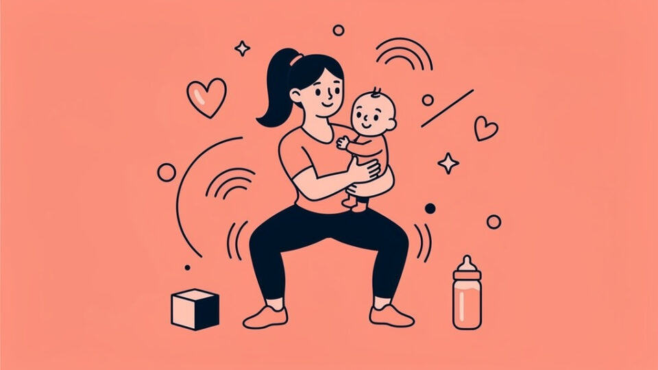 10 trików na aktywność z niemowlakiem, gdy nie masz czasu na siłownię