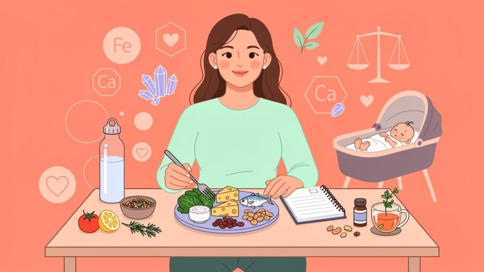 Jak planować posiłki bogate w żelazo i wapń dla świeżo upieczonej mamy