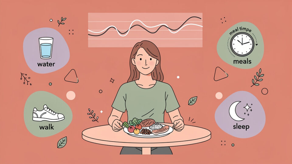 5 trików na stabilizację poziomu cukru we krwi po każdym posiłku