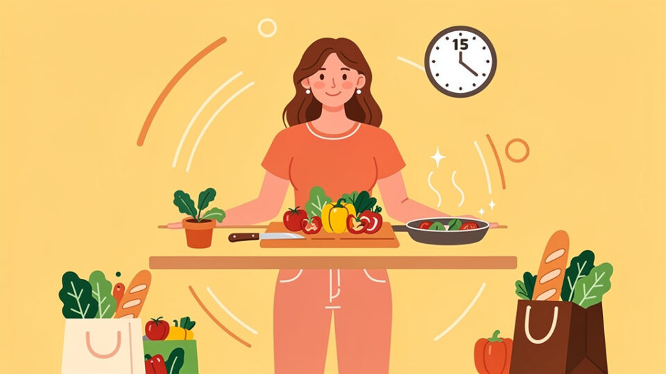 Jak przygotować zdrowy obiad w 15 minut z produktów z marketu?